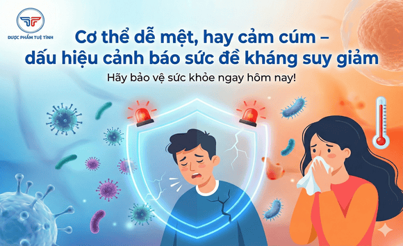 Cơ thể dễ mệt, hay cảm cúm – dấu hiệu cảnh báo sức đề kháng suy giảm 