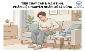 FTT_Tiêu chảy cấp và mạn tính – phân biệt, nguyên nhân, xử lý đúng