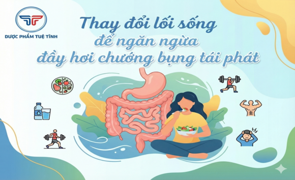 Thay đổi lối sống để ngăn ngừa đầy hơi chướng bụng tái phát 