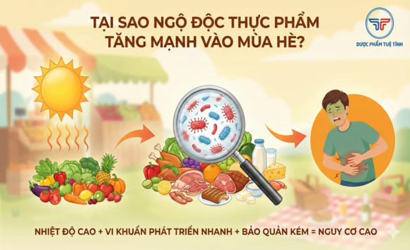 Tại sao ngộ độc thực phẩm tăng mạnh vào mùa hè?