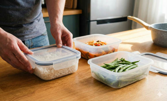 Cách bảo quản thức ăn thừa an toàn qua đêm